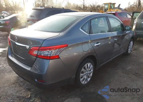 2015 Nissan Sentra S from USA, damaged, VIN 3N1AB7AP7FY275014